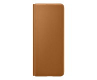 SAMSUNG Etui Leather Flip Coverdo Z Fold 3 Camel - 670518 - zdjęcie 1